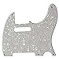 thumbnail image 3 of Electric Guitar Pickguard for Fender Telecaster 5 Hole Style (4 Ply White Pearl), 3 of 4