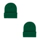 thumbnail image 4 of Minnieouse Beanie Hat Gorros de punto Unisex Autumn Skullcap Headgear Hilo Casual Accesorios para el cabello para deportes al aire libre Verde Pasto verde 2piezas, 4 of 6