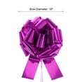 thumbnail image 2 of Uxcell 18 Inch Big Car Pull Bow, Giant Gift Wrapping Bow Ribbon for Wedding Cars Birthday Presents Christmas Decor, Fuchsia, 2 of 4