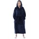 thumbnail image 5 of Sudadera con Capucha y Manta para Hombre y Mujer, de Gran Tamaño, de Larga y Cálida Azul Marino un Tamaño, 5 of 10
