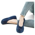thumbnail image 2 of Dream Pairs Womens Soft Memory Foam Slippers Slip-on Ballerina Winter House Slippers Bedroom Fuzzy Slippers Shoes BALLERINA NAVY Size 12, 2 of 6