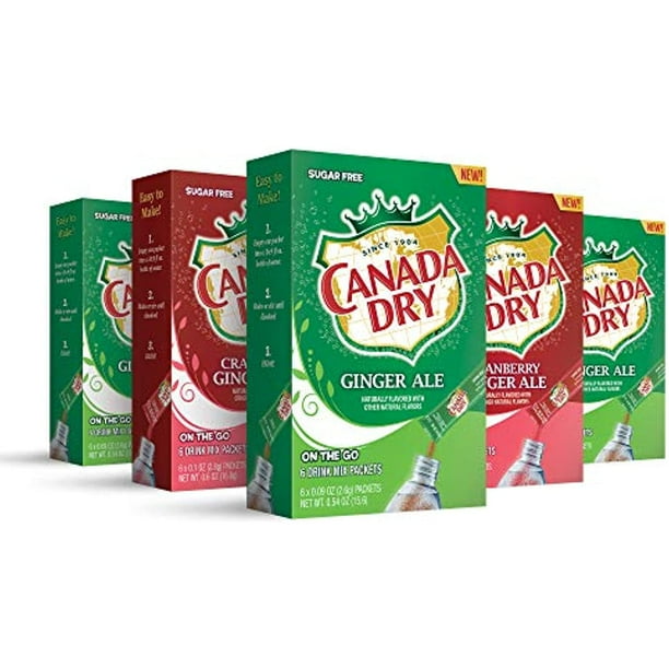 Canada Dry Powder Drink Mix Sugar Free & Delicious (Variety, 30