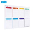 thumbnail image 3 of Uxcell 16.9" x 11.8" Dry Erase Whiteboard, 2 Pcs Magnetic Chore, 3 of 6