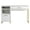 White, variant on Mainstays Wood & Metal Writing Desk with 1 Drawer and 1 Door for Teen Adult,29.92 in, Natural Finish.