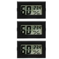 thumbnail image 1 of 3pcs Mini Thermometer Hygrometer Digital Display Humidity Meters Indoor Thermometers, 1 of 8