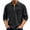 Black041, variant on Dwelliawo Mens Quarter Zip Pullover Casual Stand Collar Quarter Zip Pullover Tops Fall Spring Long Sleeve Sweatshirt Waffle Textured Sweatshirts Green 4XL