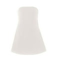 thumbnail image 5 of BiZtdJrK Women's Velvet Tube Top Dress Strapless Bodycon A-Line Mini Dress Off The Shoulder Backless Party Club Dresses White S, 5 of 9