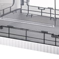 thumbnail image 5 of Caja con ruedas, caja de almacenamiento con puertas laterales, caja de ropa, contenedor de almacenamiento, logre más, 5 of 5
