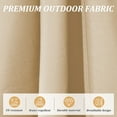 thumbnail image 7 of Domi Outdoor 9.68FT Outdoor Round Cantilever Umbrella with Center Pole, UV-Resistant Canopy, Wind Vent, Tilt & Crank System—Ideal for Patio, Garden, Deck, Pool, Outdoor Dining, 7 of 7