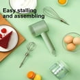 thumbnail image 3 of CC TOY Wireless 3 Speed Mini Mixer Electric Food Blender Handheld Mixer Egg Beater Automatic, 3 of 6