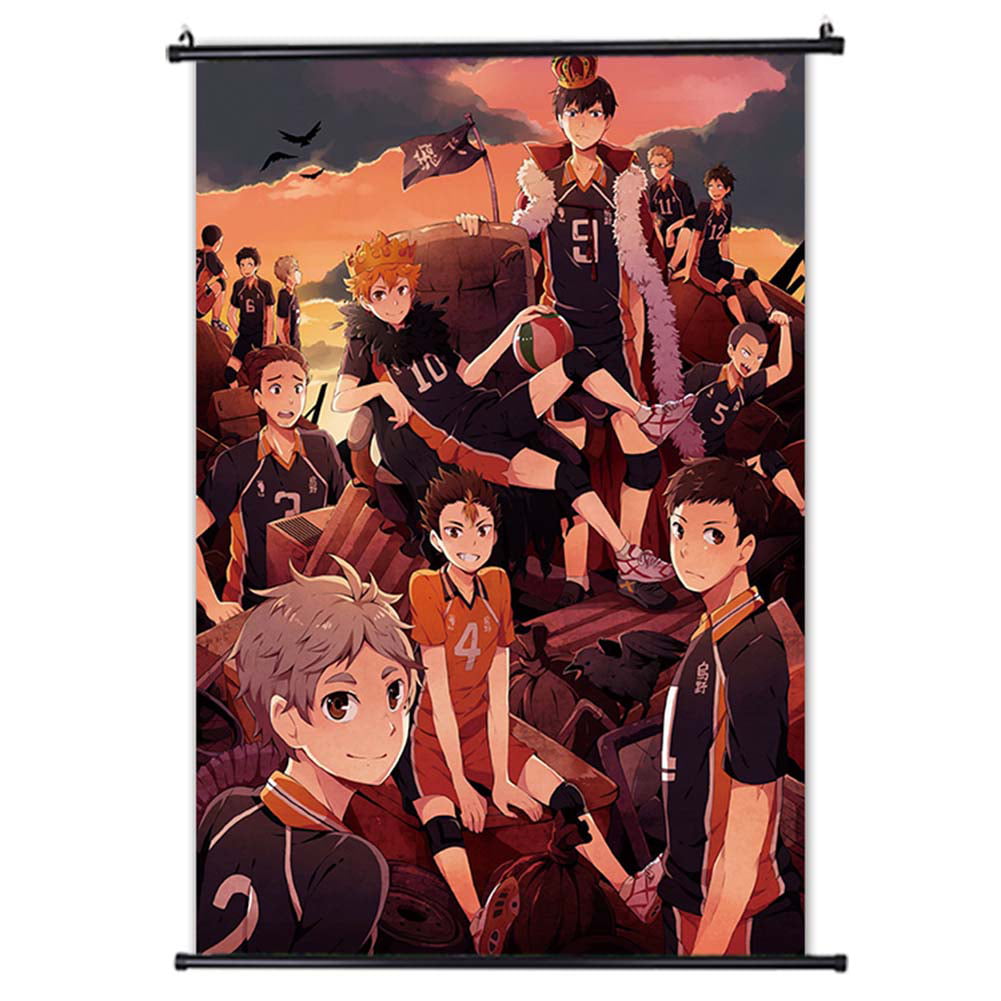 Anime Haikyuu Wall Scroll Home Decor Poster Cosplay 2683 