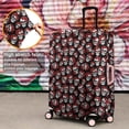 thumbnail image 4 of Black Red Rose Skull Pattern Luggage Cover Fashion Suitcase Cover Baggage Covers Fit 25-28 Inch Luggage (Go Travel), 4 of 5