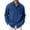 Dark Blue, variant on HOOMEUMY Men's Fashion Solid Long Sleeve Shirt Casual Collared Top Shirt Trendy Wear for Daily Activities Sports and More