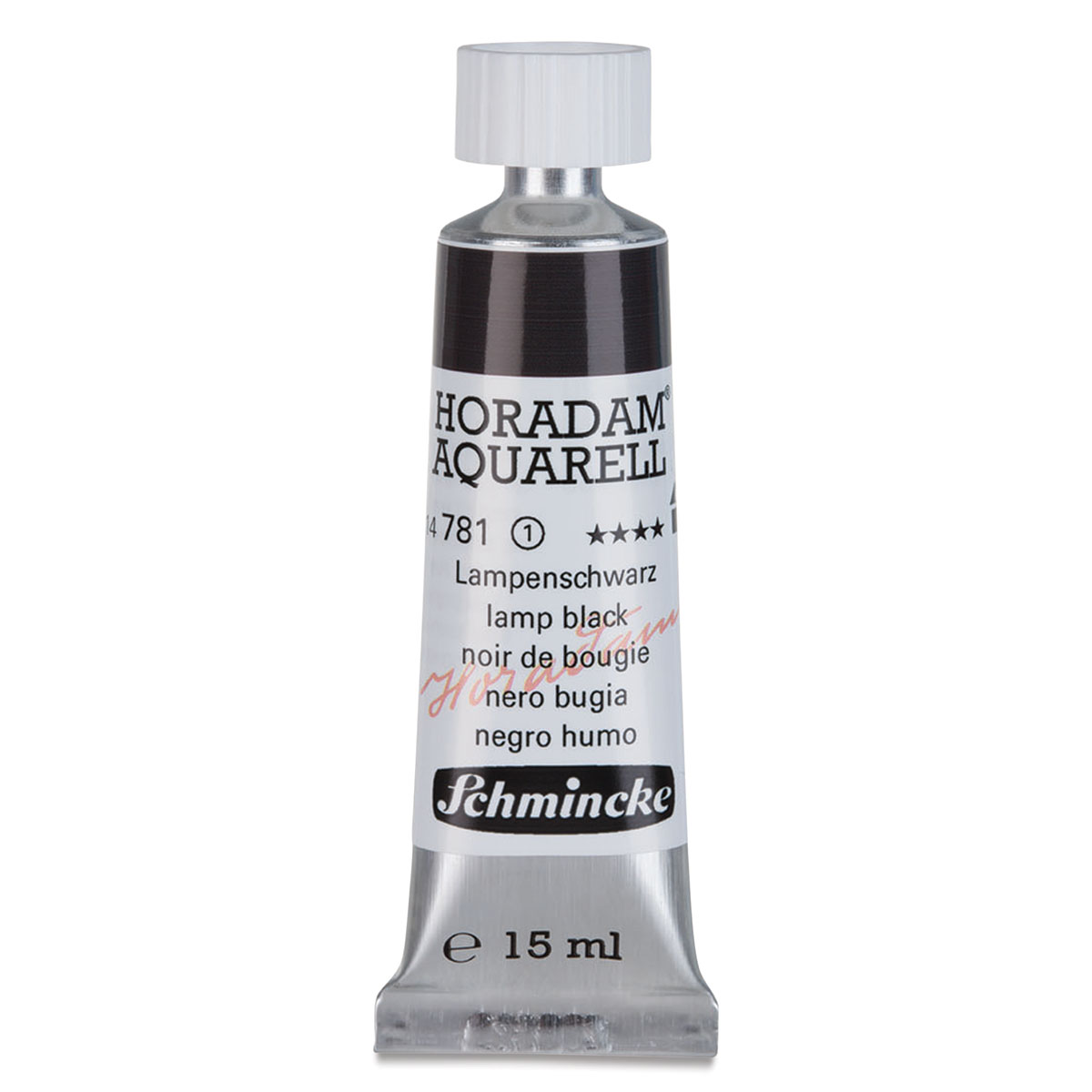 Schmincke Horadam Aquarell Watercolor - Lamp Black, 15 ml tube
