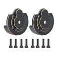 thumbnail image 2 of Cubiertas de portal exterior Jadeshay 2 Piezas Latón Negro 34,5 x 34 mm, 2 of 14