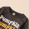thumbnail image 4 of Okbabeha My First Halloween Baby Boy Outfit Pumpkin Crewneck Sweatshirt Solid Color Pants Toddler Halloween Cute Clothes, 4 of 7