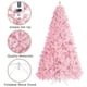 thumbnail image 4 of Árbol de Navidad Topeakmart artificial rosa de 2,3 m con soporte, 4 of 9