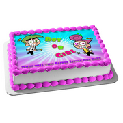 Fairly Little One Fairly Odd Parents Boy or Girl Edible Cake Topper Image ABPID55285 - 1/4 Sheet