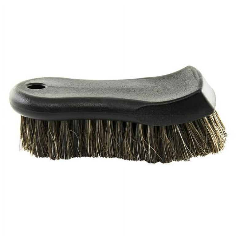 Car Home Interior Cleaning Brush for Leather Vinyl Fabric Premium Horsehair
