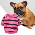 thumbnail image 5 of Stripe Pattern Pet Vest Dress-Up - Breathable Pullover Type Comfy Dog Clothes for Home Wear, 5 of 8