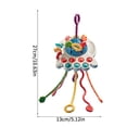thumbnail image 4 of Juguete de actividad con forma de pulpo para tirar de la cuerda, de silicona de grado alimenticio, juguetes sensoriales para bebés y niños, juguetes de via, 4 of 10