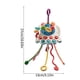 thumbnail image 5 of Juguete de actividad con cuerda para tirar de pulpo, juguete sensorial de silicona de grado alimenticio con cuerda para tirar de pulpo, juguetes para habilidades motoras finas, rendimiento sólido, 5 of 10