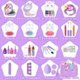 thumbnail image 3 of Sendida Kids Washable Makeup Set with Unicorn Case, Birthday Gift for Girls, Ages 3-12, 3 of 6