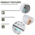 thumbnail image 5 of Hypeshops 30-Inch Bathroom Vanity with Resin Sink Combo, Solid Wood Frame, 3 Drawers, Soft Closing Doors, 5 of 7