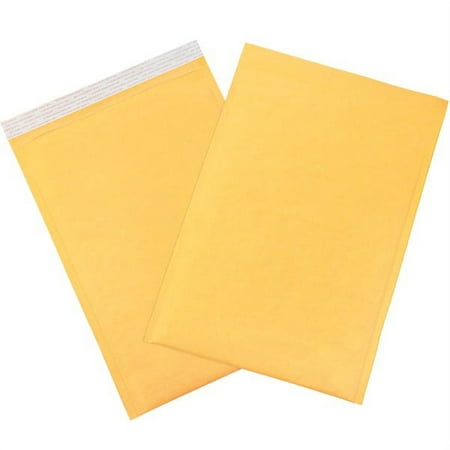 Office Depot® Brand Kraft Self-Seal Bubble Mailers, #5, 10 1/2" x 16", Pack Of 100