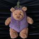 thumbnail image 1 of Large collection of plush toys, plush dolls, dolls, gifts, bags, keychains, eggplant bear 28cm, 1 of 1