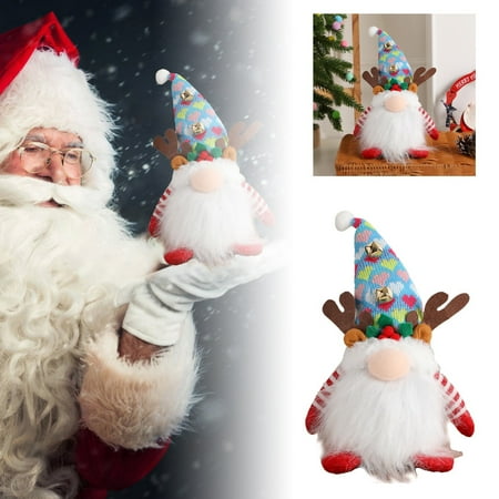 

Jungdeepe 2005 Christmas Ornament Coyote Statue outside Decorations Babies 2nd Christmas Ornament Garden Outdoor Glowing Figurine Christmas Decoration Cute Old Man Ornaments