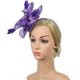 thumbnail image 2 of Sombrero de Novia Elegante BRI Horquilla de Plumas Moradas para Cóctel Royal Ascot, 2 of 3