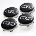 thumbnail image 1 of Queilt 4pcs Hub Caps for Audi 60mm Wheel Center ABS Car Accessories, 1 of 3
