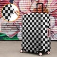 thumbnail image 4 of Black and White Checkered Pattern Luggage Cover Fashion Suitcase Cover Baggage Covers Fit 25-28 Inch Luggage (Go Travel), 4 of 5