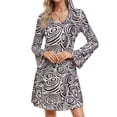 thumbnail image 2 of Women's Halloween Disco Dress 70'S Dance Costume Outfit with Headband Black S, 2 of 7