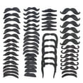 thumbnail image 2 of 60 Piezas Bigotes Falsos Simulación Barbas Para Carnaval Masquerade Halloween SM SunniMix bigotes falsos, 2 of 8