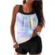thumbnail image 1 of Traje de baño de dos piezas para mujer, trajes de baño para mujer, traje de baño de dos piezas de moda con estampado y cintura alta para mujer, 1 of 4