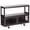 Black, variant on Industrial Rolling Buffet Serving Cart - Kitchen or Bar