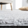 thumbnail image 4 of SAFAVIEH August Lennox Solid Shag Runner Rug, Light Grey, 2' x 8', 4 of 8