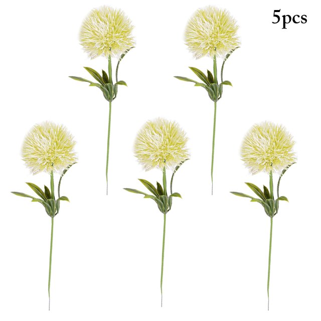 Coofit Artificial Dandelion Realistic Decorative Artificial Flower Fake Flower for Vase
