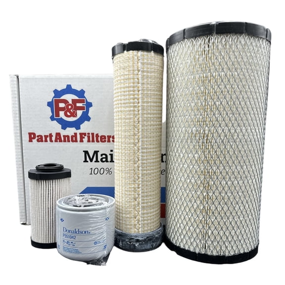P&F Service Filter Kit for CAT/Caterpillar Loaders 236D 242D 246D 259D 262D 279D 289D