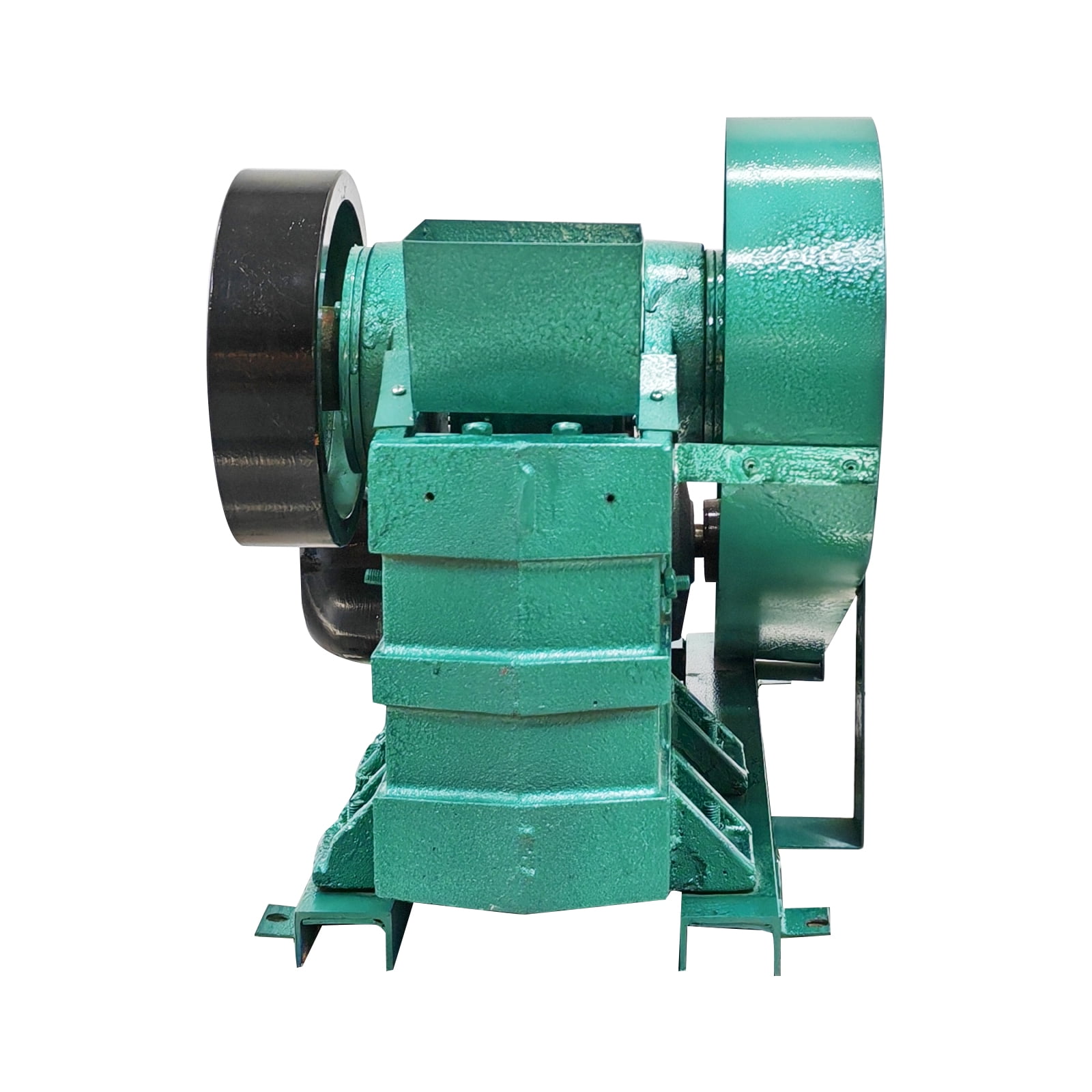 100X60 Mini Jaw Crusher Grinder Jaw Crushing Machine Rock Stone Milling Crush Machine Shatter Pulverizer Adjustable Crushing Size 220V