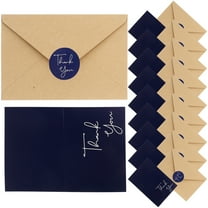 Hemoton Thank You Cards Assorted Color 10 Sets 6.2X4.2X0.04in