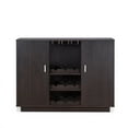 thumbnail image 5 of ACME Houp 2-Door Wooden Server with Wine Rack in Espresso, 5 of 6