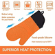 thumbnail image 2 of Guantes De Horno De Silicona Malubero Resistentes Al Calor 6 piezas rojo, 2 of 4