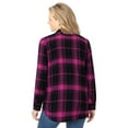 thumbnail image 2 of Woman Within Plus Size Classic Flannel Shirt, 2 of 5