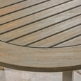 thumbnail image 5 of Noble House Mason 7 Piece Wooden Oval Patio Dining Set in Gray, 5 of 7
