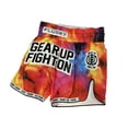 thumbnail image 7 of FLUORY Muay Thai Shorts Tie-dyeing Free Combat Mixed Martial Arts Boxing Training Match Pants Leisure Style, 7 of 7