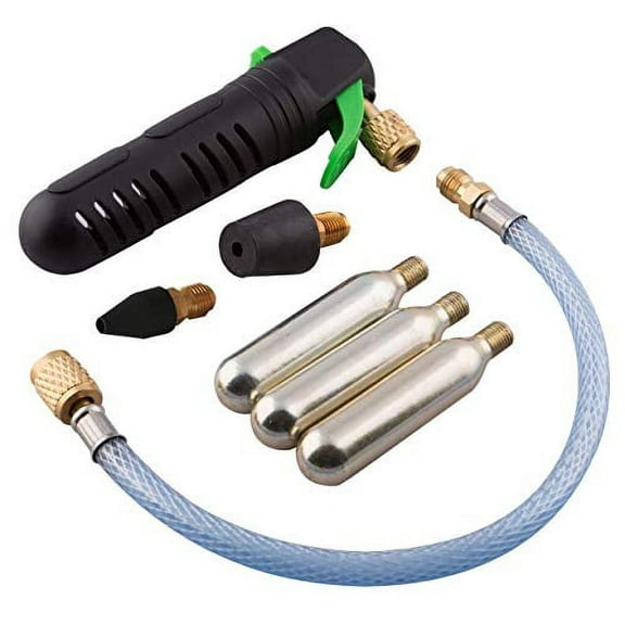 Leak Saver - Leak Shot HVAC - Leak Sealant Injector and Condensate Line Blaster - Non-Contaminating CO2 Cartridges - for A/C and Mini Splits - Systems Up to 5 Tons