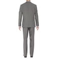 thumbnail image 2 of Mens Side Vent 2 Piece Silver Gray Classic Fit Suit, 2 of 6